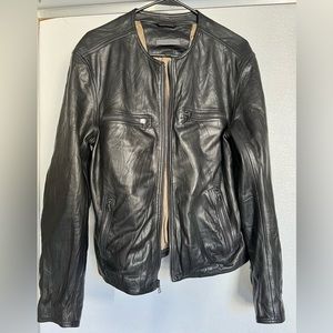 John Varvatos Spencer Crinkled Sheepskin Jacket.